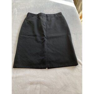 J.Crew Size 6 Wool Black Pencil Skirt Women Business Skirt
